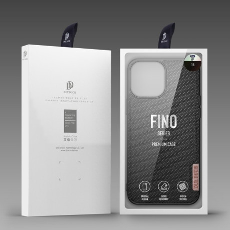 Противоударный чехол DUX DUCIS Fino Series на iPhone 14/13 - черный