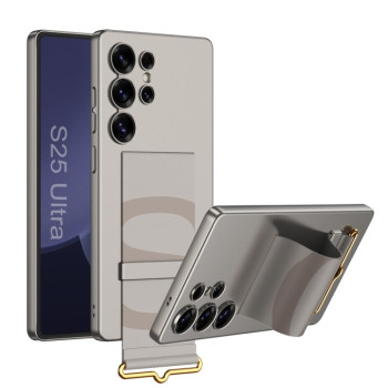 Протиударний чохол GKK Wristband для Samsung Galaxy S25 Ultra 5G - сірий