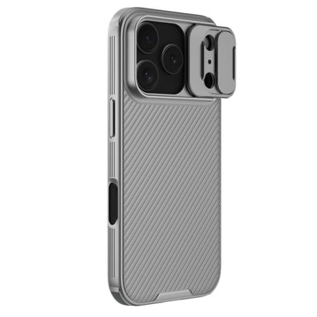 Чохол NILLKIN CamShield Pro із шторкою для камери на iPhone 17 Pro - сірий
