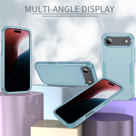 Противоударный чехол Commuter Shockproof TPU + PC для iPhone Air - серо-зеленый