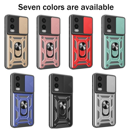 Протиударний чохол Camera Sliding для OnePlus Nord CE4 Lite - сріблястий
