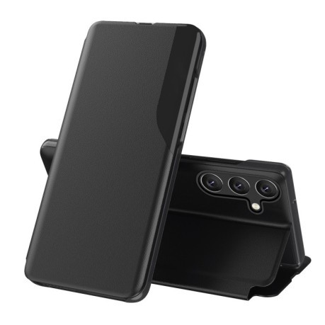Чехол-книжка Clear View Standing Cover на Samsung Galaxy A35 5G - черный
