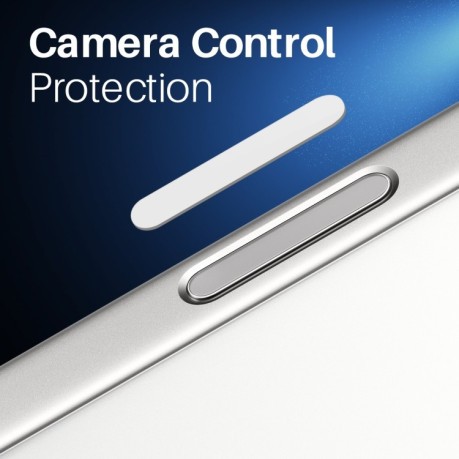 Защита кнопки контроля камеры NORTHJO 2Pcs Camera Control Button Protector на iPhone 16/16 Plus/16 Pro/16 Pro Max - белая
