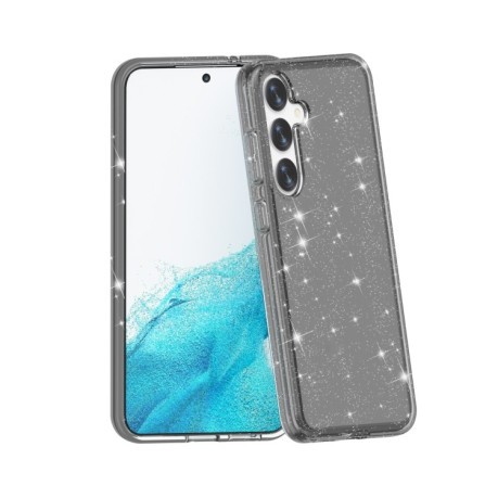 Протиударний чохол Terminator Style Glitter для Samsung Galaxy S24+ 5G - чорний