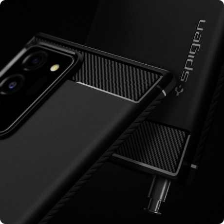 Оригінальний чохол Spigen Rugged Armor Samsung Galaxy Note 20 Ultra Matte Black