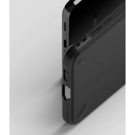 Оригинальный чехол Ringke Onyx Durable для Samsung Galaxy S22 Plus - черный