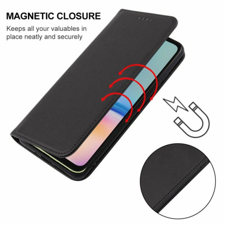 Чехол-книжка Magnetic Closure для Samsung Galaxy A05s - черный