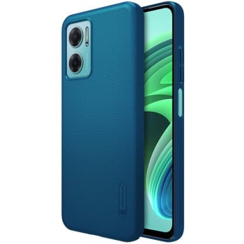 Чехол NILLKIN Frosted Shield усиленный матовый на Xiaomi Redmi Note 11E/Redme 10 5G - синий