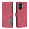 Чехол-книжка Rhombus Texture для Xiaomi Poco F7 5G - красный