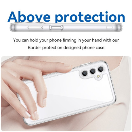 Противоударный чехол Colorful Series Acrylic для Samsung Galaxy A54 5G - прозрачный