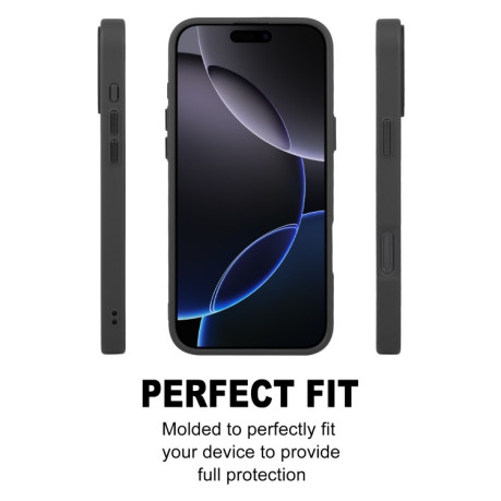 Чехол GEBEI Skin Feel MagSafe Magnetic для  iPhone 16 Pro - черный