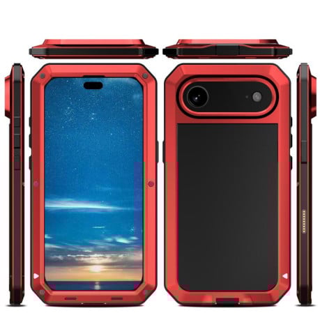 Протиударний чохол RedPepper Triple-proof Metal на iPhone Air - червоний