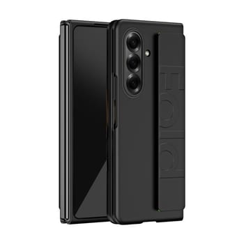 Чохол Skin Elastic Wrist Grip Back Cover на Samsung Galaxy Fold8 Ultra 5G — чорний