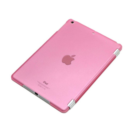 2 в 1 Чехол Smart Cover + Накладка на заднюю панель для на iPad Air -розовый