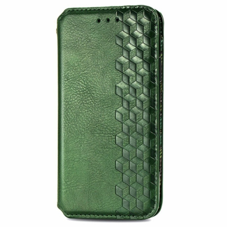 Чехол-книжка Cubic Grid для Samsung Galaxy M15 - зеленый