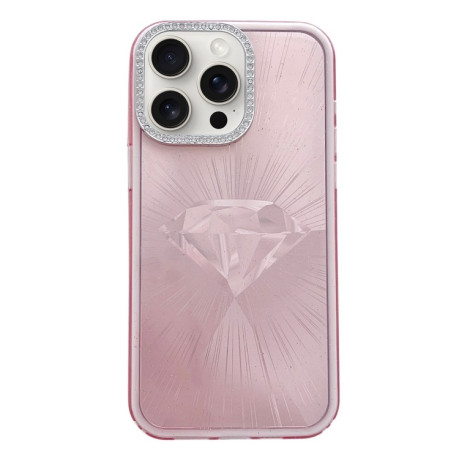 Чохол Diamond Texture для iPhone 16 Pro Max - рожевий