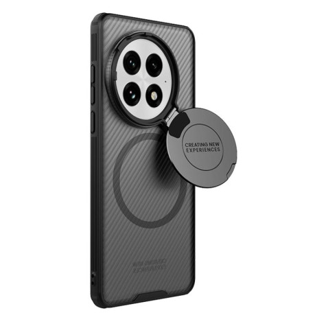 Противоударный чехол NILLKIN CamShield Prop MagSafe Magnetic Translucent на OnePlus 13 - черный