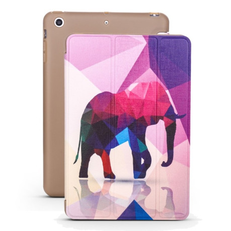 Чехол-книжка Elephant Pattern для iPad mini 3 / 2 / 1