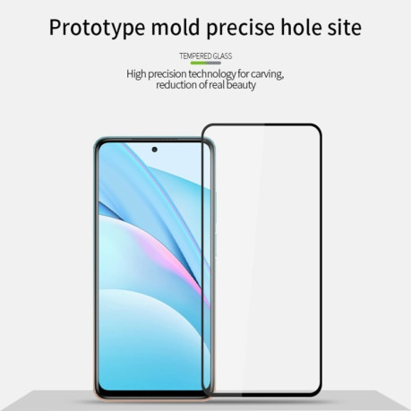 Защитное стекло PINWUYO 9H 2.5D Full Screen на Xiaomi Mi 10T Lite - черный