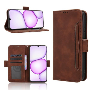 Чехол-книжка Skin Feel Calf на Realme C100i 4G / C100x 4G — коричневый