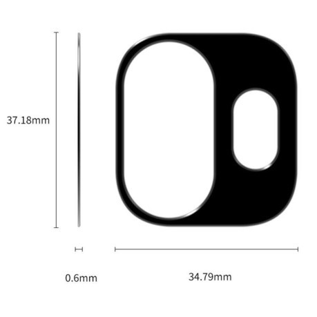 Защитное стекло на камеру Kalebol Metal Hollow Lens Protection Ring для OnePlus 15T