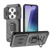 Противоударный чехол Sliding Camshield для Xiaomi Redmi 14C 4G/Poco C75/Redmi A4 5G - черный