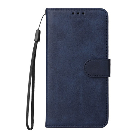 Чехол-книжка Stitching Calf Texture для OPPO Reno12 F/12 FS 4G - синий