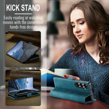 Чохол-книжка CaseMe-013 Multifunctional для Samsung Galaxy Fold 7 - синій