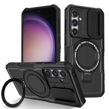 Протиударний чохол Sliding Camshield Magsafe Holder Samsung Galaxy S23 FE 5G - чорний