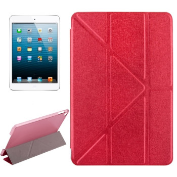 Чехол-книжка Transformers Silk Texture для iPad mini 4 - красный