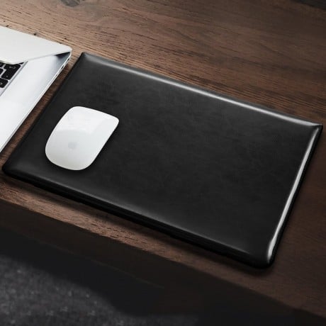Кожанный чехол-подставка Dux Ducis на MacBook Pro 15,4 - черный