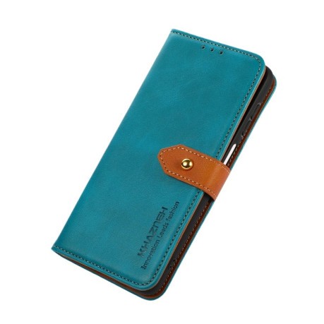Чехол-книжка KHAZNEH Dual-color Cowhide для OPPO A58 4G - синий