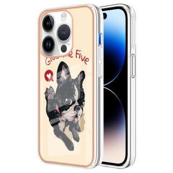 Протиударний чохол Electroplating IMD для iPhone 15 Pro Max 5G - Lucky Dog