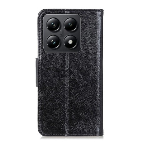 Чохол-книга Mirren Crazy Horse для Xiaomi 14T Pro - чорний