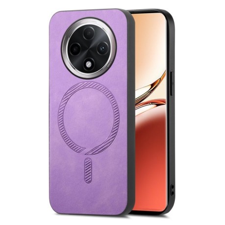 Чехол Retro Magsafe Magnetic на OPPO A3 Pro - фиолетовый