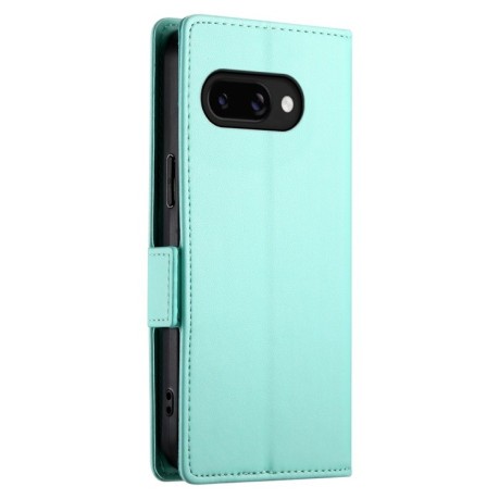 Чохол-книжка Side Buckle Magnetic Frosted Leather для Google Pixel 9a - зелений