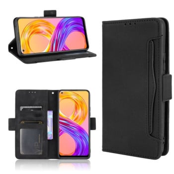Чехол-книжка Skin Feel Calf на Realme 8 / Realme 8 Pro - черный