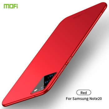 Ультратонкий чехол MOFI Frosted на Samsung Galaxy Note20 - красный