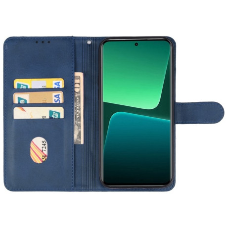 Чохол-книжка EsCase Leather для Xiaomi 14T - синій