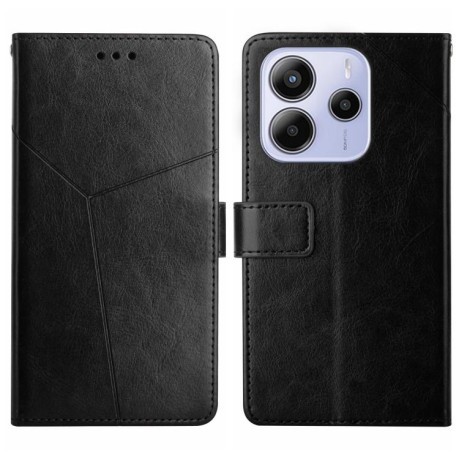 Чохол-книжка Y-shaped Pattern на Xiaomi Redmi Note 14 4G 164.48mm - чорний