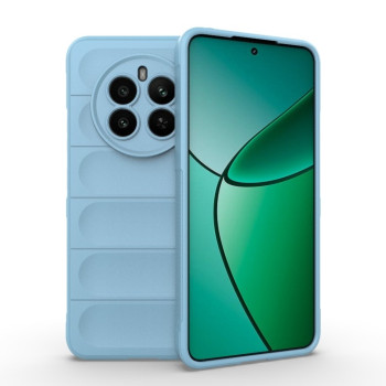 Силіконовий чохол Magic Flannel для Realme 12+ 5G/12 4G/13 4G - блакитний