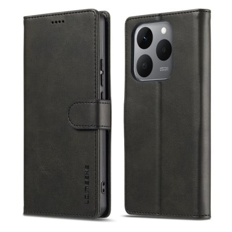 Чехол книжка LC.IMEEKE Calf Texture на Xiaomi 15T 5G - черный
