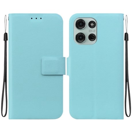 Чехол-книжка Voltage Side Buckle для Motorola Moto G75 5G - зеленый