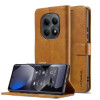 Чехол книжка LCIMEEKE Calf Texture на Xiaomi Redmi Note 15 Pro 5G Global  — коричневый