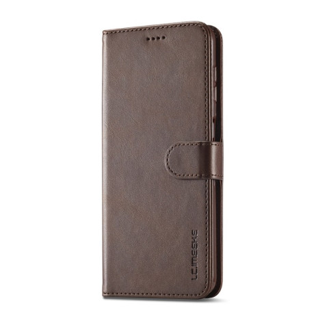 Чехол книжка LCIMEEKE Calf Texture на Samsung Galaxy A55 5G - кофейный