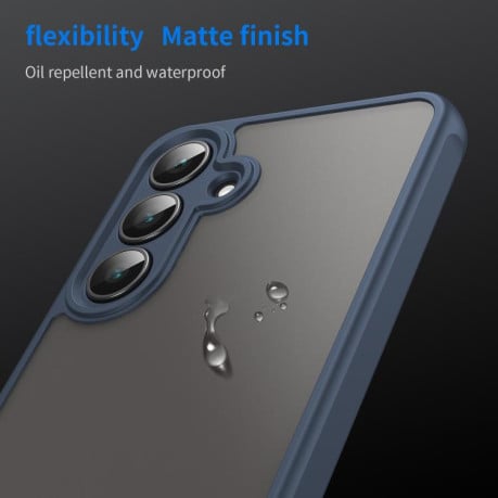 Чехол Fan Dun Series гибрид с Magsafe на Samsung Galaxy S25 FE 5G - синий