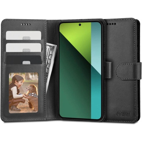 Чохол-книжка Tech-Protect Wallet на Xiaomi Redmi Note 13 Pro 5G / Poco X6 5G - Black