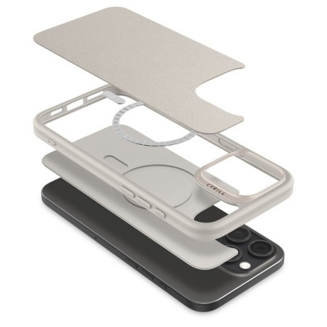 Оригинальный чехол Spigen Cyrill Kajuk (Magsafe) для iPhone 16 Pro Max - Beige
