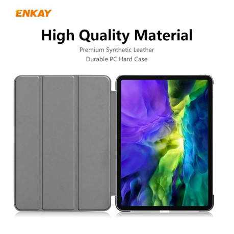 Чохол-книжка ENKAY ENK-8001 для iPad Pro 11 2020/2021/2018/Air 2020 - блакитний