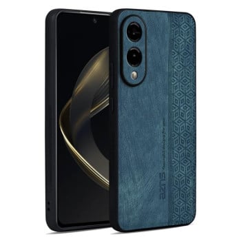 Чехол AZNS с 3D-тиснением и мягким покрытием Skin Feel на Samsung Galaxy S25 Edge 5G - зеленый